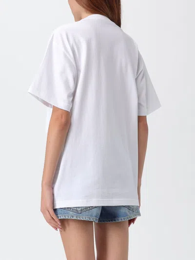 Gucci Women Logo Cotton T-shirt In White