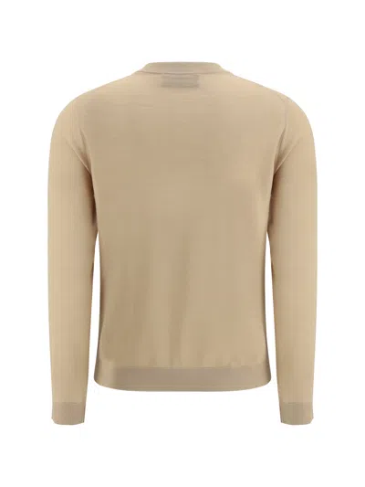 Gucci Luxe Ribbed Cashmere Cardigan Pockets In Brown