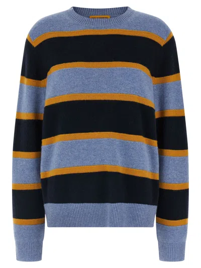 Guest In Residence Striped Crew-neck Sweater In Multi