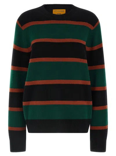 Guest In Residence Striped Crew-neck Sweater In Multi