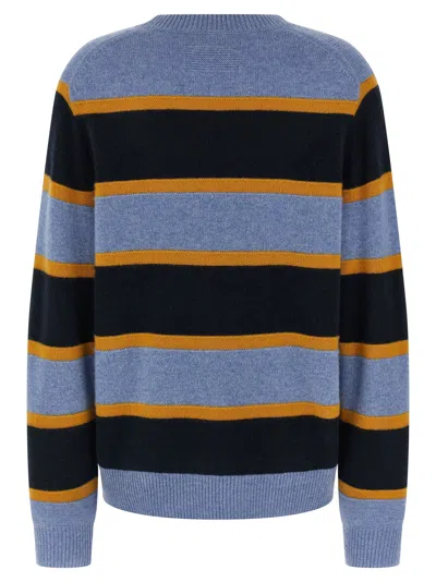Guest In Residence Striped Crew-neck Sweater In Multi