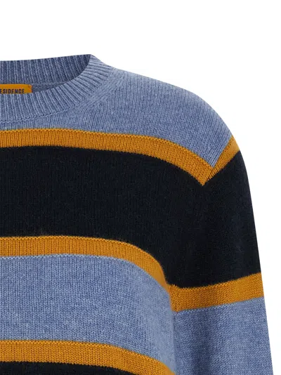 Guest In Residence Striped Crew-neck Sweater In Multi