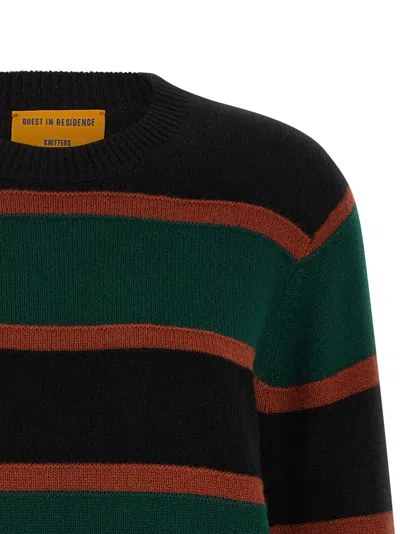 Guest In Residence Striped Crew-neck Sweater In Multi