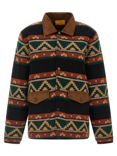 Guest In Residence Western Industry Quilted Wool And Cashmere-blend Jacket In Multi