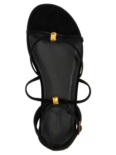 Isabel Marant Aeza Sandals In Black