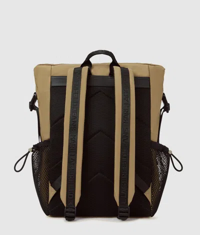 Kl Jeans Utility Drawstring Backpack In Brown