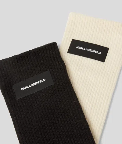 Karl Lagerfeld Essential Logo-socken – 2er-pack In Multi