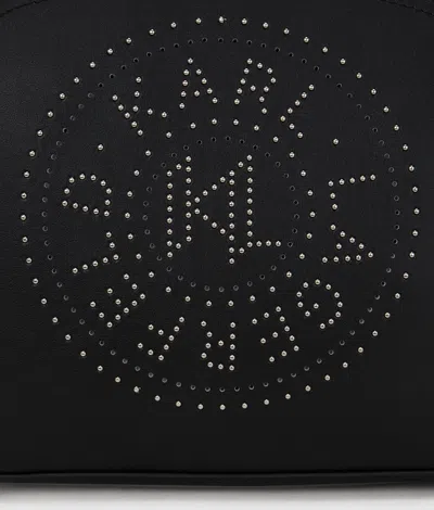 Karl Lagerfeld Small K/circle Studs Tote Bag In Black