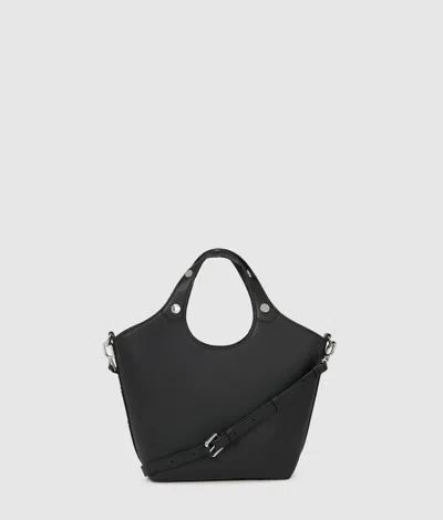 Karl Lagerfeld Black Rocky Marais Small Tote In Black