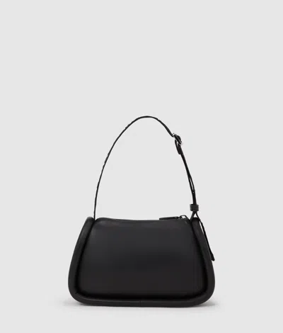 Kl Jeans Puffy Shoulder Bag In Black