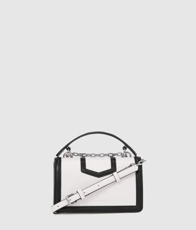 Karl Lagerfeld White Nova Small Crossbody Bag In Multi