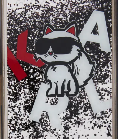 Karl Lagerfeld Ikon Glitter Iphone 16 Pro Max Case In Multi