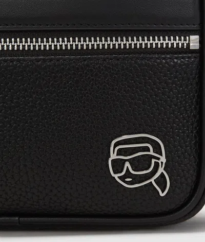 Karl Lagerfeld Ikon Crossbody Bag In Black