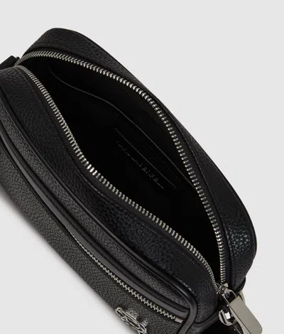 Karl Lagerfeld Ikon Crossbody Bag In Black