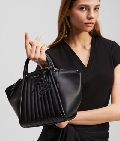 Karl Lagerfeld Wellen Tote In Black