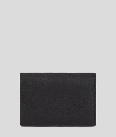 Karl Lagerfeld K/signature Kleines Portemonnaie In Black