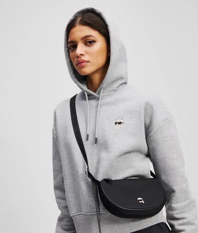 Karl Lagerfeld Ikon Crossbody Bag In Black