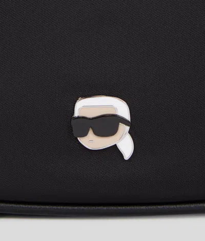 Karl Lagerfeld Ikon Crossbody Bag In Black