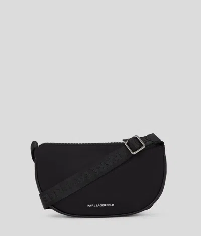 Karl Lagerfeld Ikon Crossbody Bag In Black