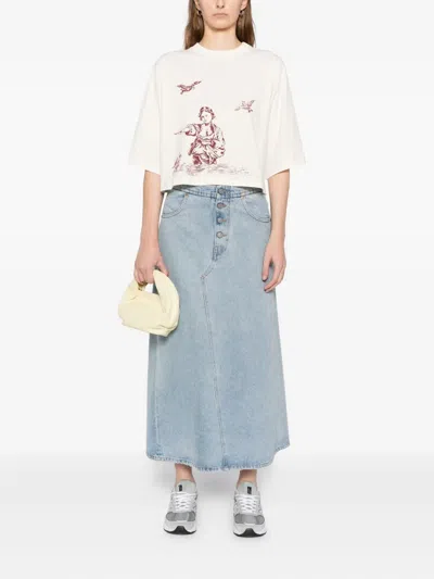 Agnès B. Graphic-print T-shirt In Multi