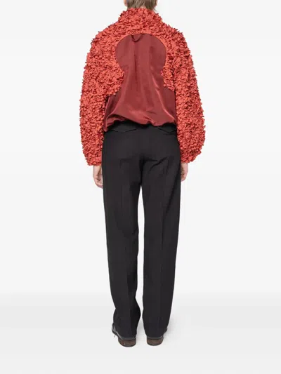 Muller Of Yoshiokubo Flowy Floral-appliqué Sweatshirt In Multi