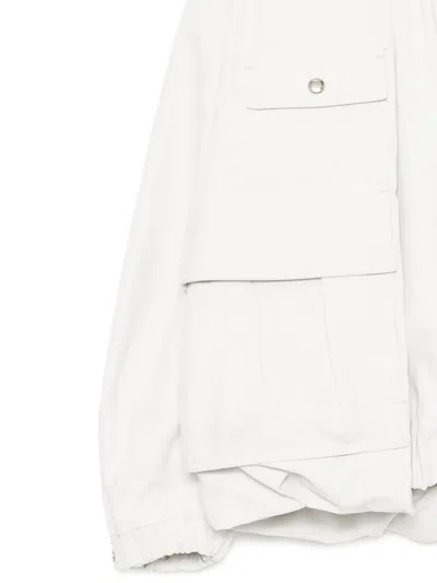 Songzio Multi-folded Hood Jacket In Gray