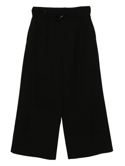 Songzio Belted Level Volume Pants In Black