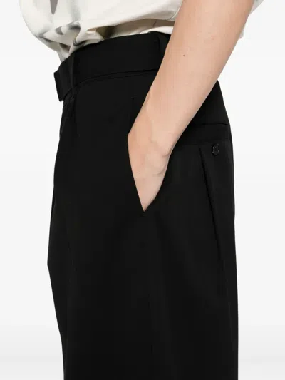 Songzio Belted Level Volume Pants In Black