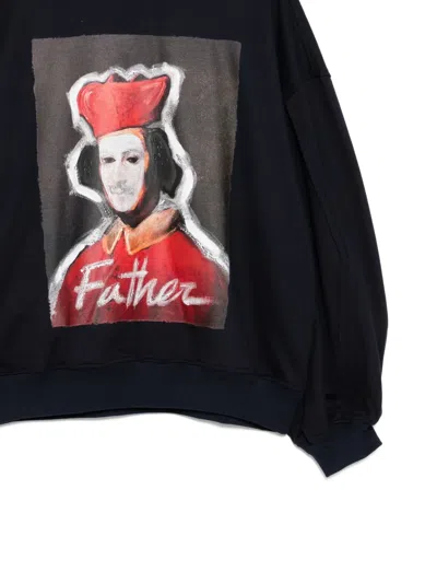 Songzio Graphic-print Sweatshirt In Blue