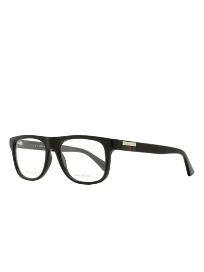 Gucci Rectangular-frame Glasses In Black
