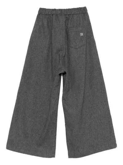 Douuod Elasticated-waist Pants In Gray