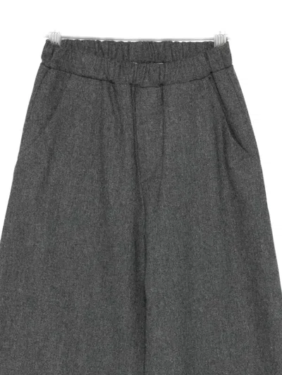 Douuod Elasticated-waist Pants In Gray