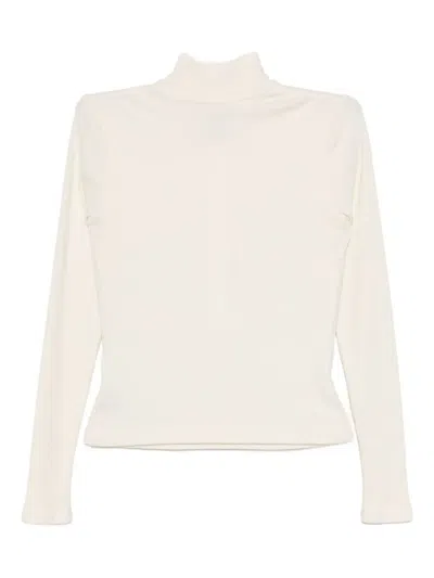 Citizen Of Humanity Citizens Of Humanity Sheena Long Sleeve Rib Polo In White