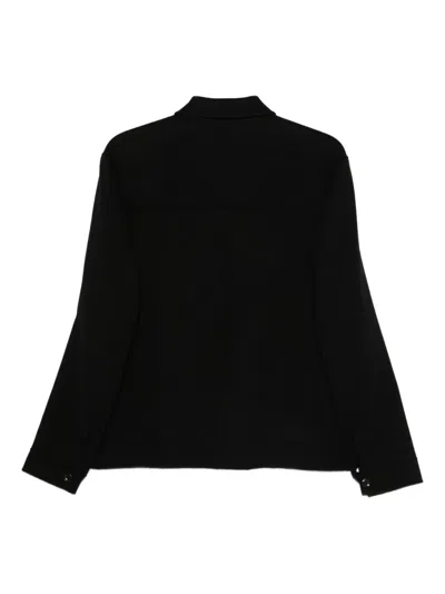 Attachment Buttoned-pocket Jacket In Black