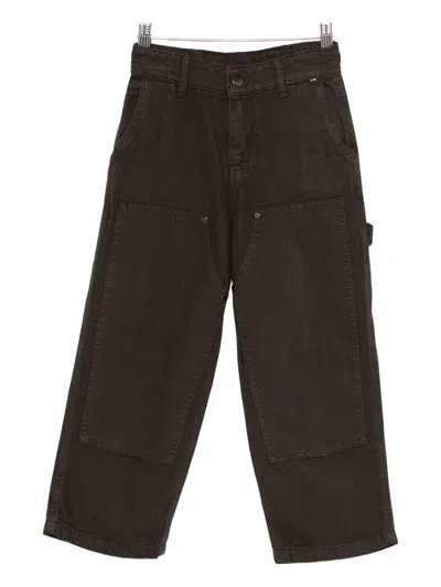Market Panelled Trousers In Brown