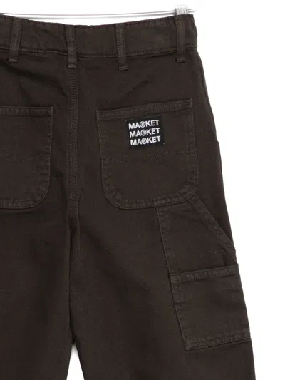 Market Panelled Trousers In Brown