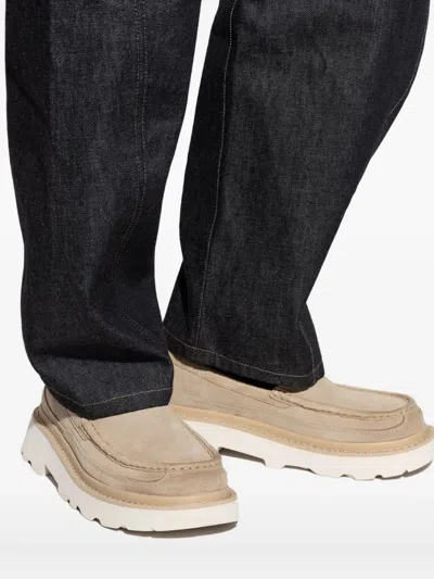 ASCOT 绒面皮厚底乐福鞋