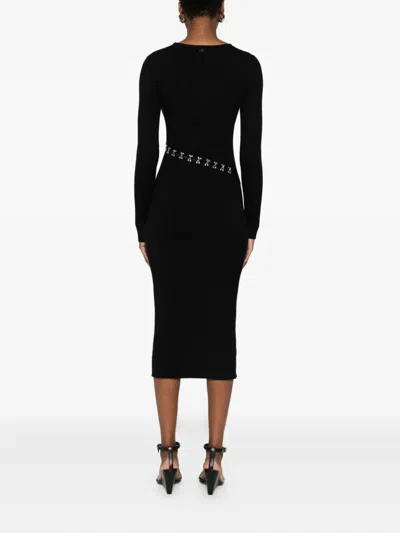 Patrizia Pepe Women's Dress Black In Black