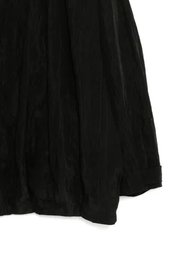 Songzio Edge Fold Volume Hood Jacket In Black