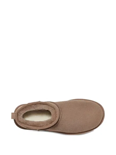 Ugg Classic Ultra Mini Suede Boots For Woman In Neutral