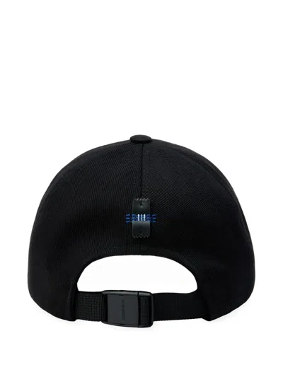 Ader Error Logo-detail Baseball Cap In Black