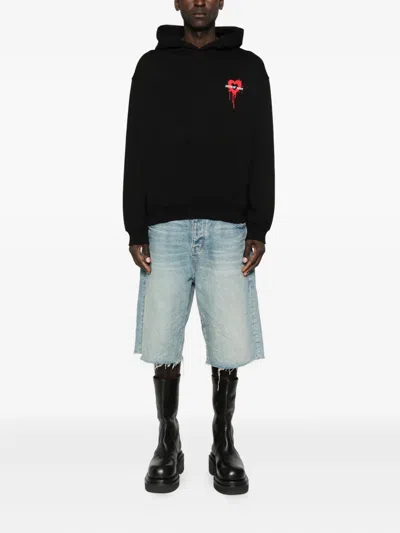 Vision Of Super Puff Print Hoodie In Black