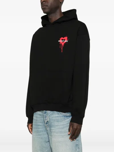 Vision Of Super Puff Print Hoodie In Black