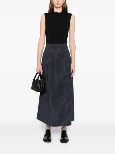Agnès B. Early River Skirt In Blue