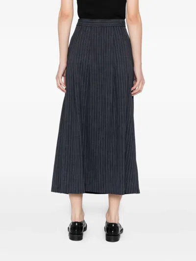 Agnès B. Early River Skirt In Blue