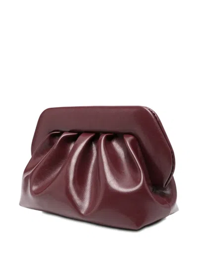 Themoirè Bios Vegan Leather Shoulder Bag In Red