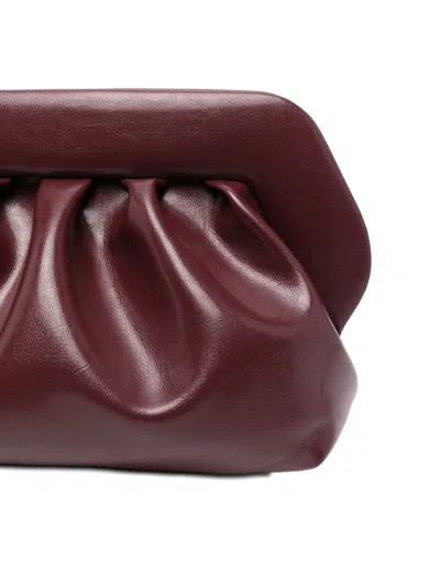 Themoirè Bios Vegan Leather Shoulder Bag In Red