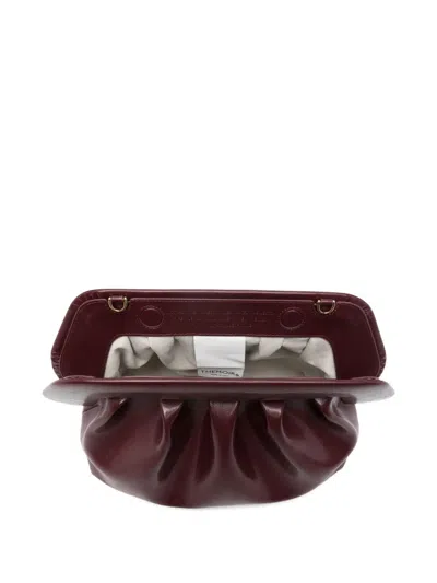 Themoirè Bios Vegan Leather Shoulder Bag In Red