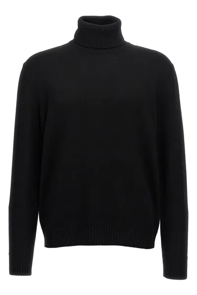 Ballantyne Wool Turtleneck Sweater In Black