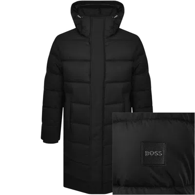 Hugo Boss Boss Cenuto Padded Shell Jacket In Black